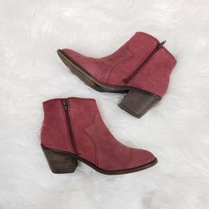 Leather Lucky Brand Booties